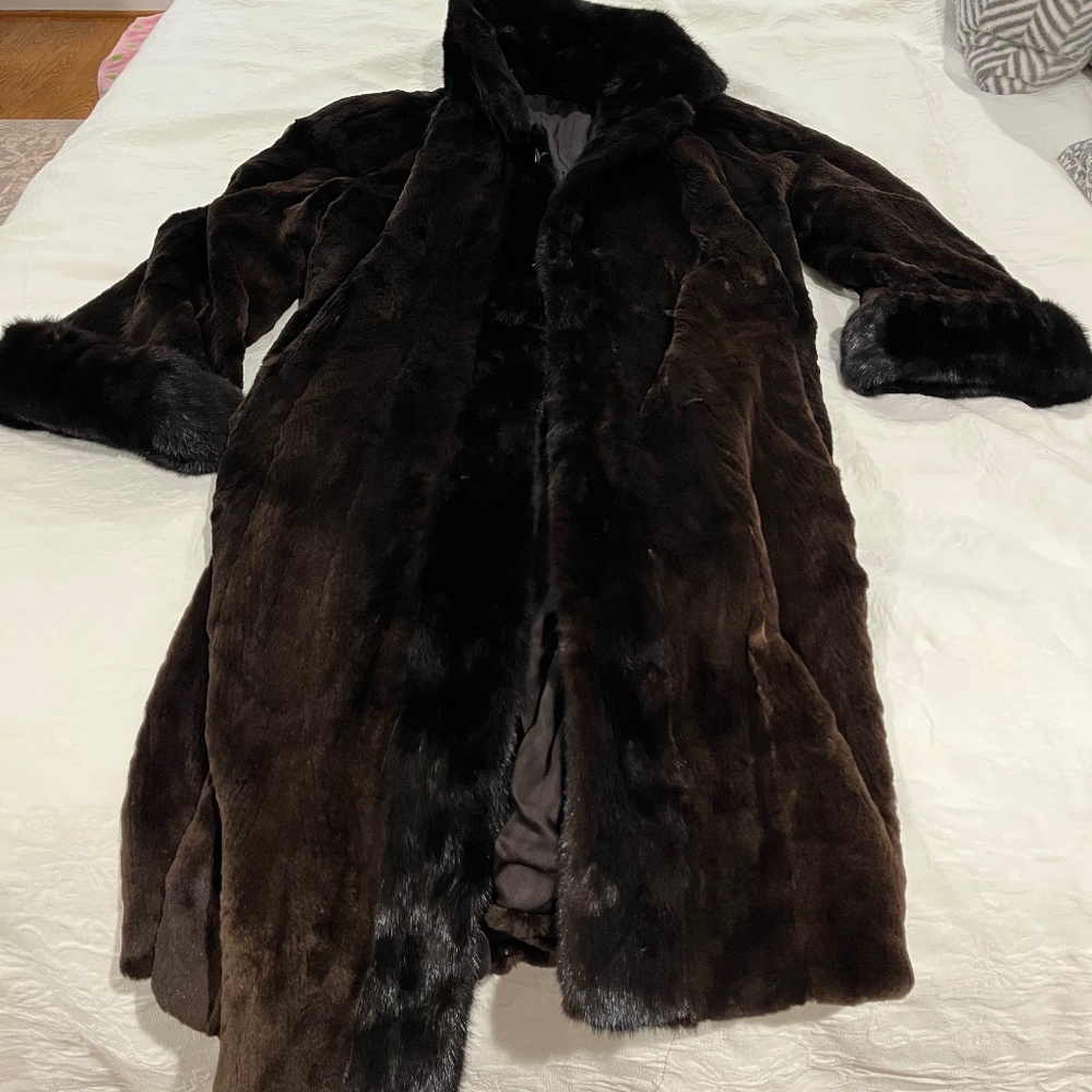 Real Vintage mink fur coat